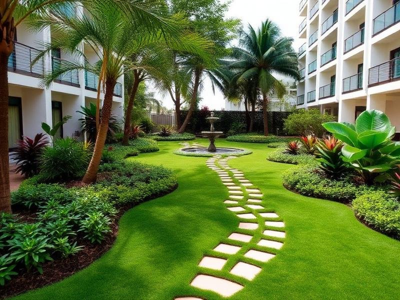 10+ Acres of Green Spaces